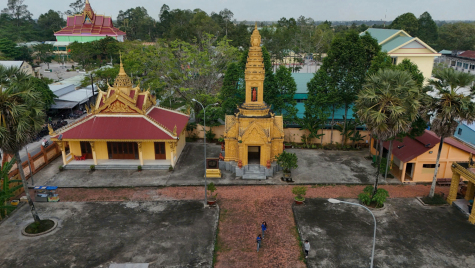 Tháp 4 sư liệt sĩ - Nơi lưu giữ truyền thống yêu nước  của đồng bào dân tộc Khmer