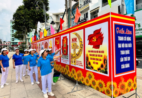 An Giang đẩy mạnh tuyên truyền đại hội đảng bộ các cấp tiến tới Đại hội XIV của Đảng