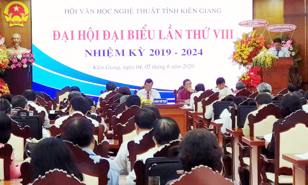 Đại hội đại biểu Hội Văn học nghệ thuật tỉnh Kiên Giang lần thứ VIII, nhiệm kỳ 2019-2024.