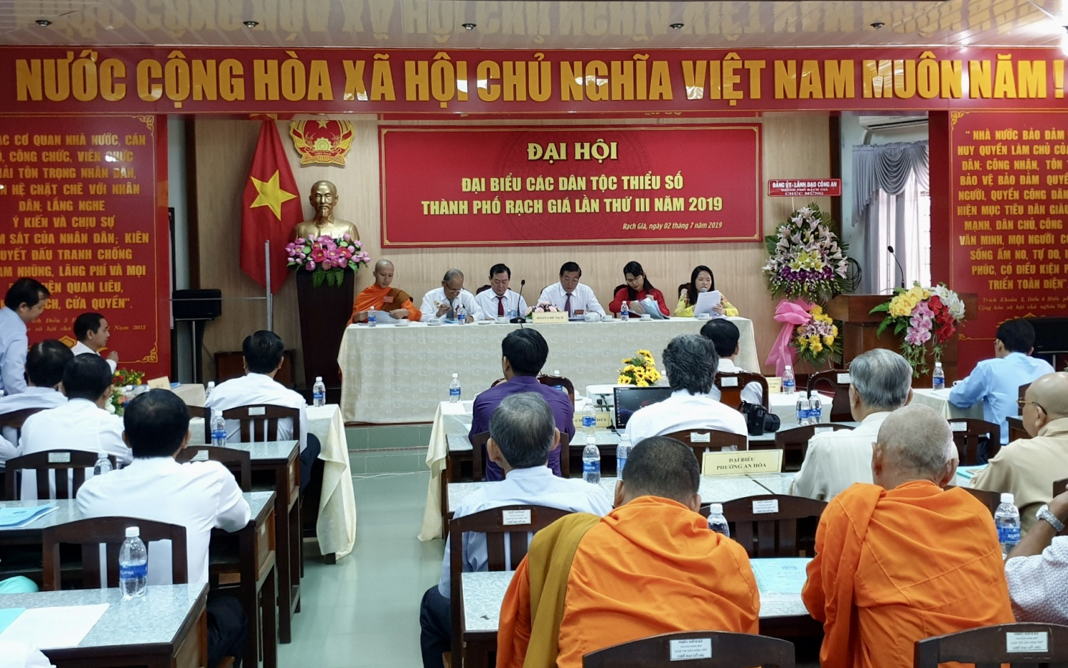 Đại hội đại biểu các dân tộc thiểu số thành phố Rạch Giá lần thứ III, nhiệm kỳ 2019-2024.