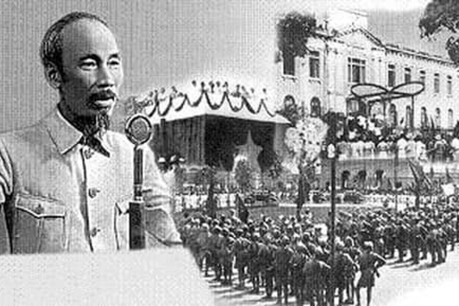 Ngày 2/9/1945, tại Quảng trường Ba Đình (Hà Nội), Chủ tịch Hồ Chí Minh trịnh trọng đọc Tuyên ngôn Độc lập, khai sinh nước Việt Nam Dân chủ Cộng hòa. Ảnh: TL