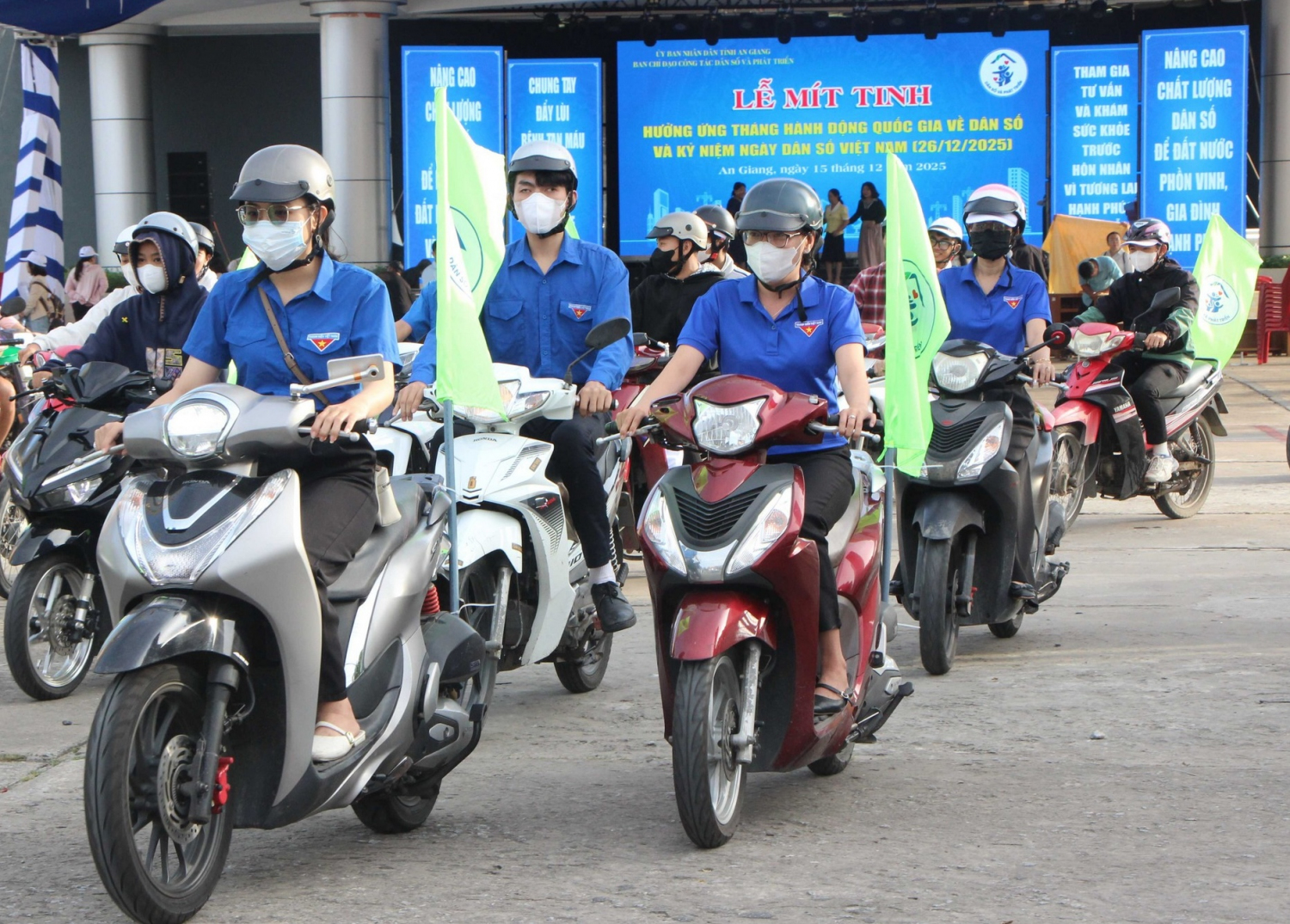 An Giang tổ chức hưởng ứng Tháng hành động Quốc gia về Dân số (tháng 12) và Ngày Dân số Việt Nam (26/12) năm 2025. Ảnh: AGO